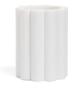  Bath Bubble Resin Bathroom Tumbler - White