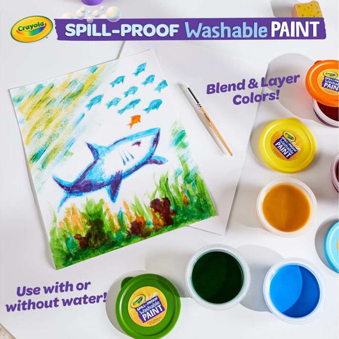 Crayola Spill Proof Washable Paint Set