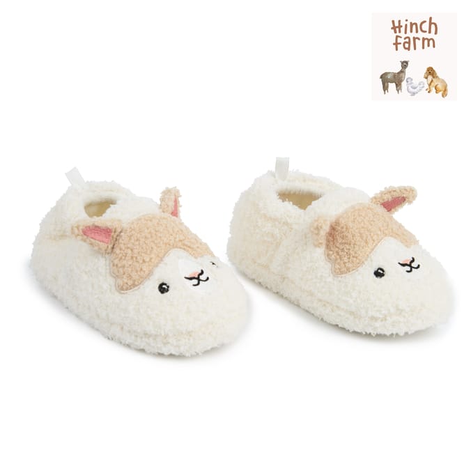Hinch Farm Kids Alpaca Slippers