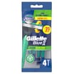 Gillette Blue II Plus Slalom Disposable Razors x4