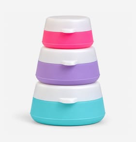 TravelShop Silicone Travel Jar 3 Pack