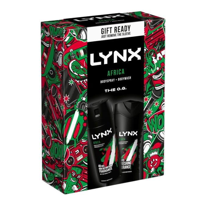 Linx Box Set Lynx Body Spray Duo Gift Set - The O.G. Africa | Home Bargains