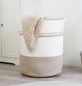 Home Collections Cotton Rope Laundry Bag