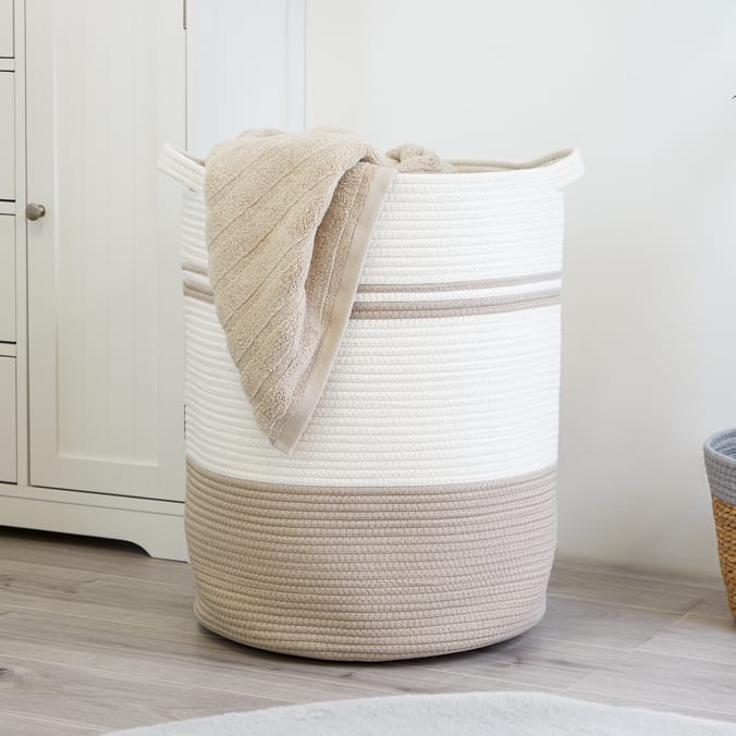 Home Collections Cotton Rope Laundry Bag