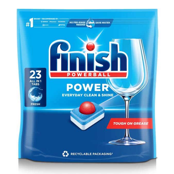 Finish Power All in One Dishwasher Tablets Regular - 23 Tabs