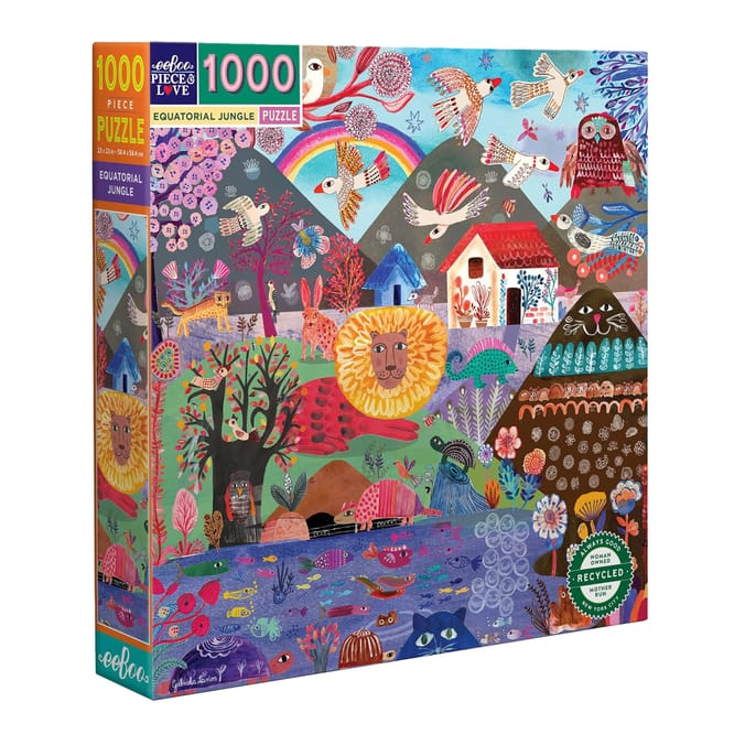  eeBoo Piece & Love 1000 Piece Puzzle Assorted