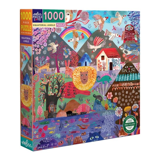 eeBoo Piece & Love 1000 Piece Puzzle Assorted