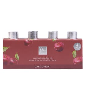 Wickford & Co Scented Refresher Oils 4 Pack - Dark Cherry