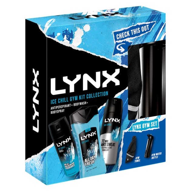Linx Ultra Collection Lynx Gym Collection Gift Set - Ice Chill | Home Bargains