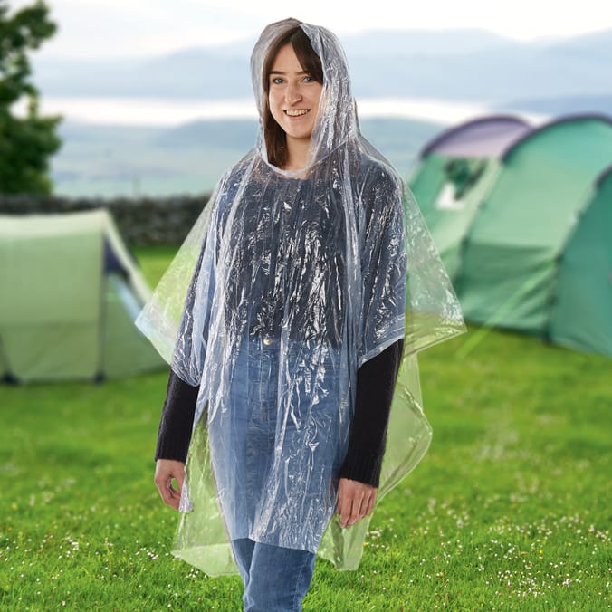 Lakescape Hooded Emergency Poncho x2