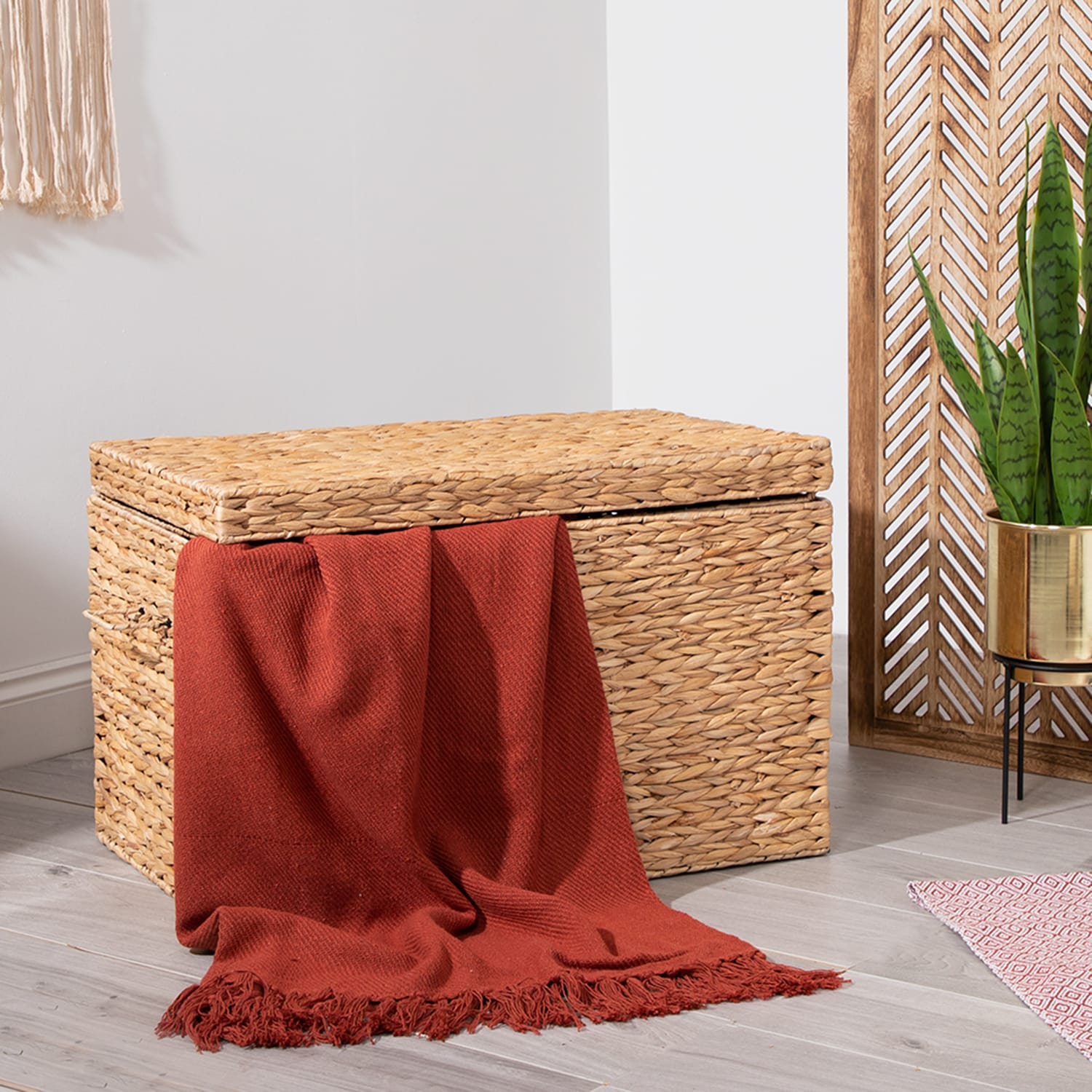 Home Collections Cotton Throw | Home Bargains