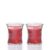 Scented Candle Curve Jar 3oz Winterberries x2