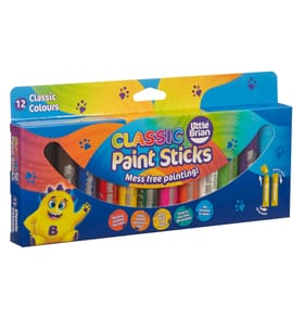 Little Brian Paint Sticks 12 Pack - Classic Colours