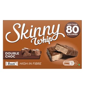 Skinny Whip Bar 20g 5 Pack - Double Choc