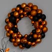 Haunted House Bauble Wreath