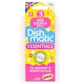 Dishmatic Essentials 3 Non Scratch Refills