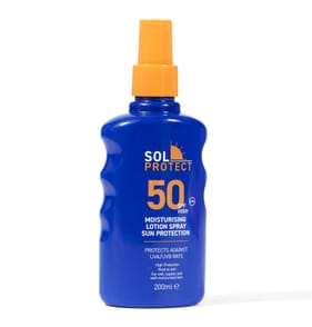 Sol Protect & Moisturising Lotion Spray Sun Protection 200ml - SPF50