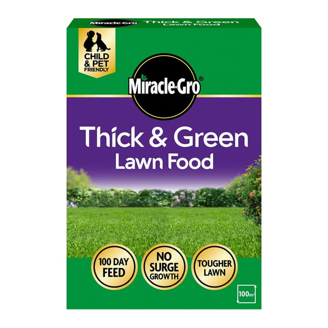 Miracle-Gro Thick & Green Lawn Food 2kg - 100m2 