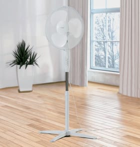 Pifco 16" Stand Fan - White