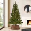 Festive Feeling Pre-Lit Green Tree 6ft