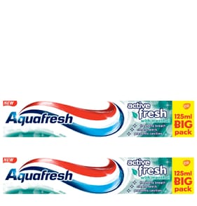 Aquafresh Toothpaste Active Fresh 125ml x2