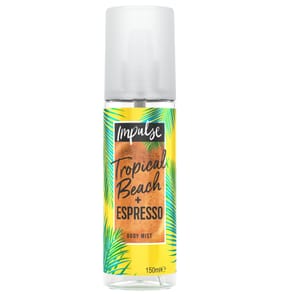 Impulse Tropical Beach + Espresso Body Mist 150ml
