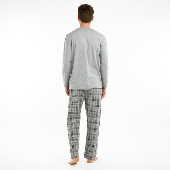 Originals Mens Grey Flannel Pyjamas