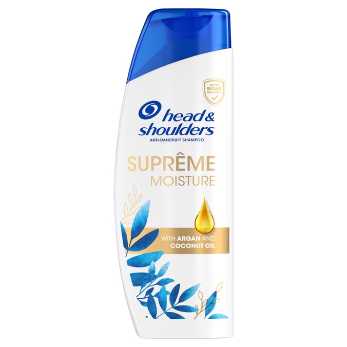 Head & Shoulders Suprême Moisture Anti Dandruff Shampoo with Coconut & Argan Oil 250ml