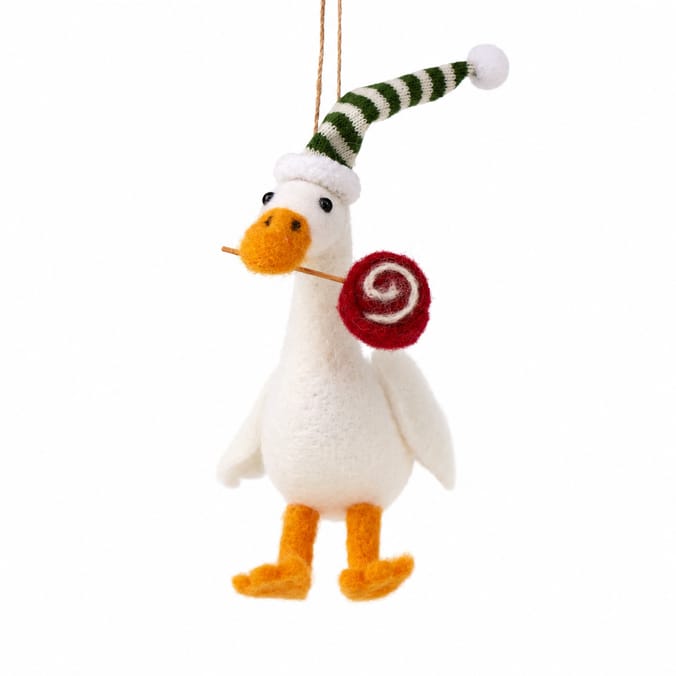 Sleigh Bells Christmas Felt Hanging Ornament Assorted