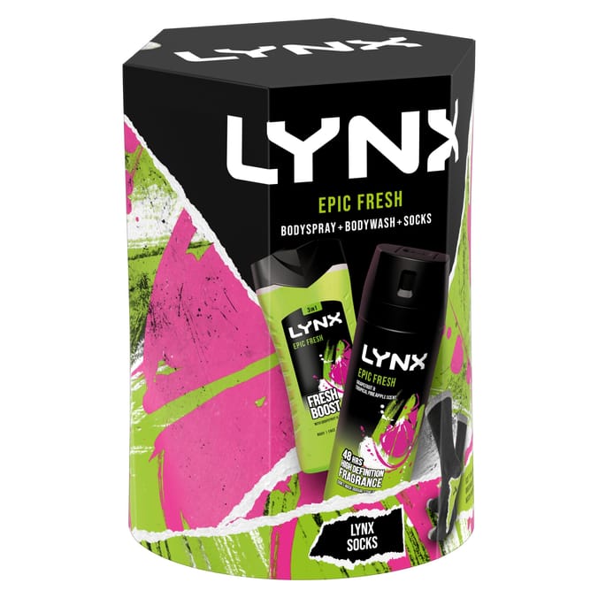 Lynx Duo & Socks Gift Set - Epic Fresh