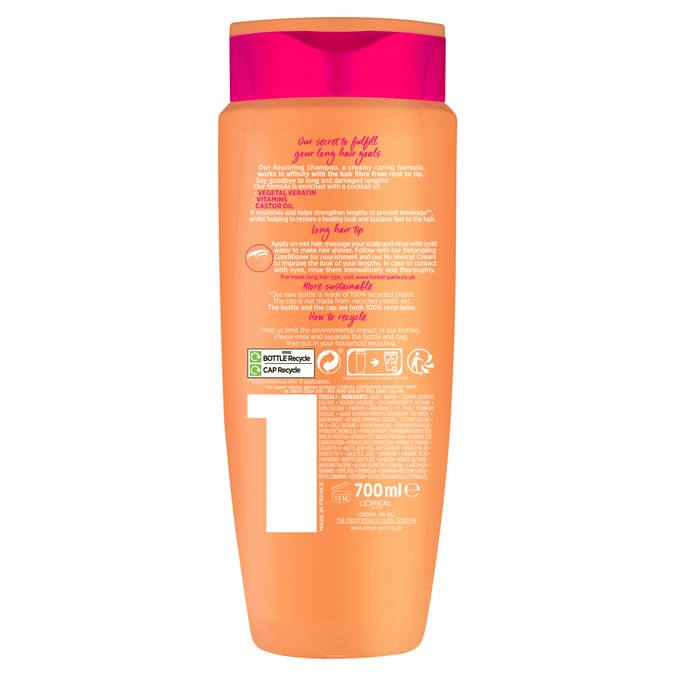 L'Oreal Paris Shampoo by Elvive Dream Lengths for Long Damaged Hair 700ml