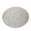 Home Collections Metallic Finish Round Placemats Pack Of 2