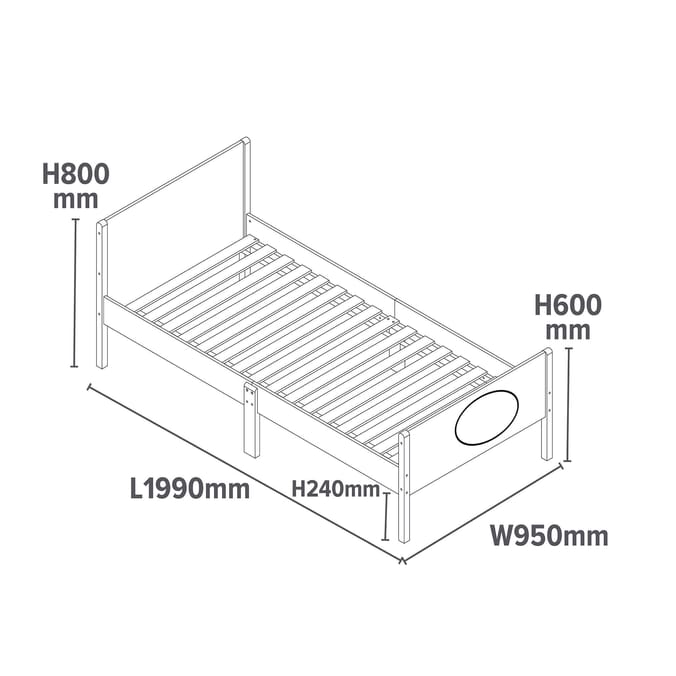 Liberty House Toys Kids White Single Bed – Gaming