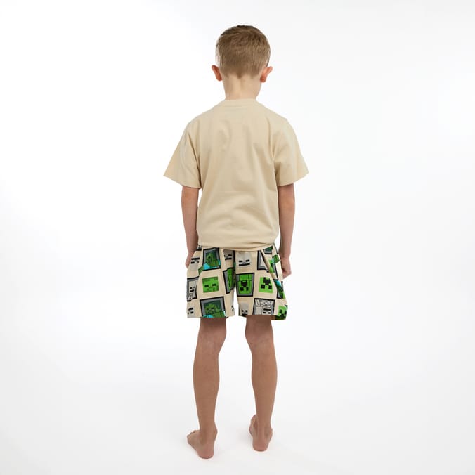 Minecraft Short Sleeve Pyjama Set
