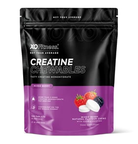 XO Fitness Creatine Chewable Tablets 100s - Mixed Berry