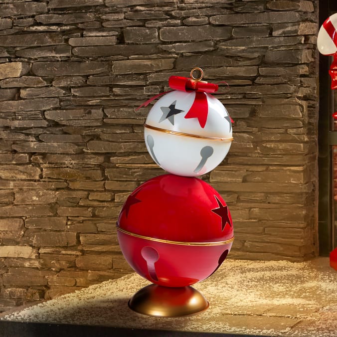 Festive Feeling Two Tier Metal Bells
