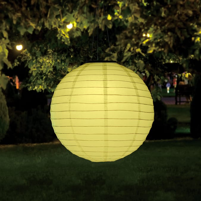 Firefly 12" Hanging Lantern Solar Light