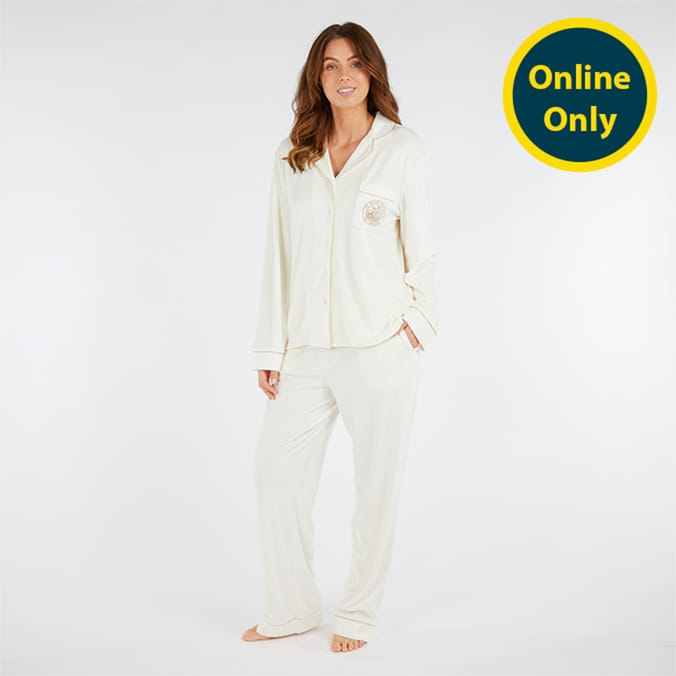 Cream Polar Express Ladies Pyjamas
