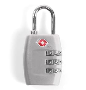 TravelShop TSA Padlock - Silver