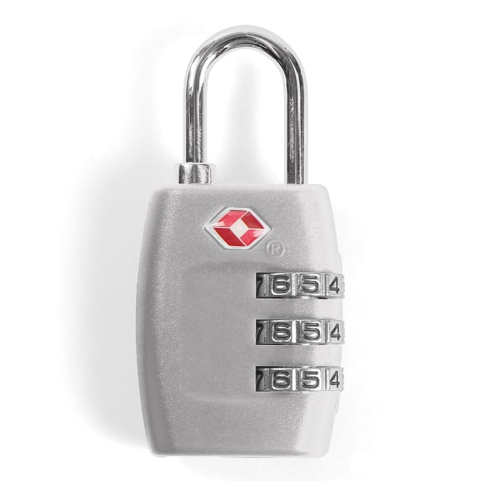 TravelShop TSA Padlock - Silver