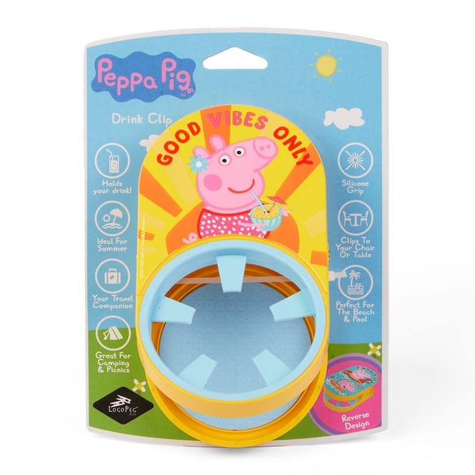 Logo Pegs Drink Clip Holder - Peppa Pig
