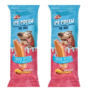 Dr. Zoo Ice Cream 50g x 2 - Sausage & Cheese