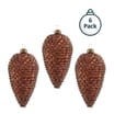 Winter Charm Pinecone Christmas Decoration 6 Pack