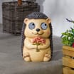 Firefly Novelty Hedgehog With Animated LED Eyes Solar Light