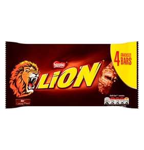 Lion Milk Chocolate Bars 4 Pack Multipack 120g