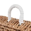 Hinch Home Straw Woven Caddy With Lid