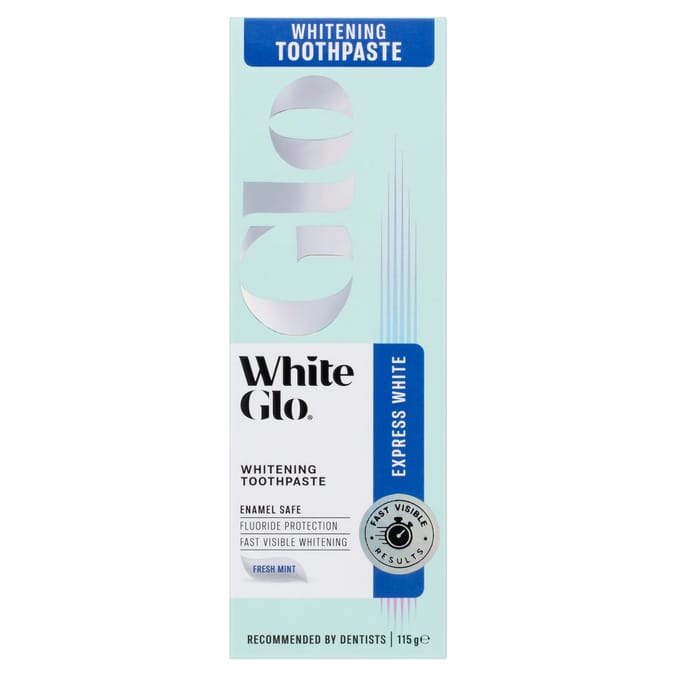 White Glo Express Whitening Toothpaste 205g