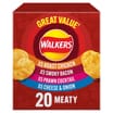 Walkers Meaty Variety Multipack Crisps Box 20 Pack x 25g