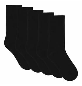 Originals Black Socks 5 Pack - 6-8.5