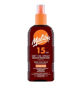 Malibu Dry Oil Spray 200ml SPF15